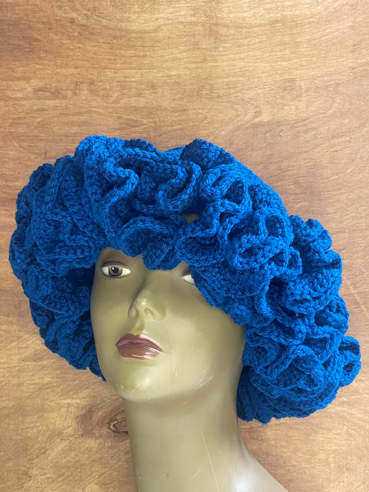 Ruffle Crochet Hat