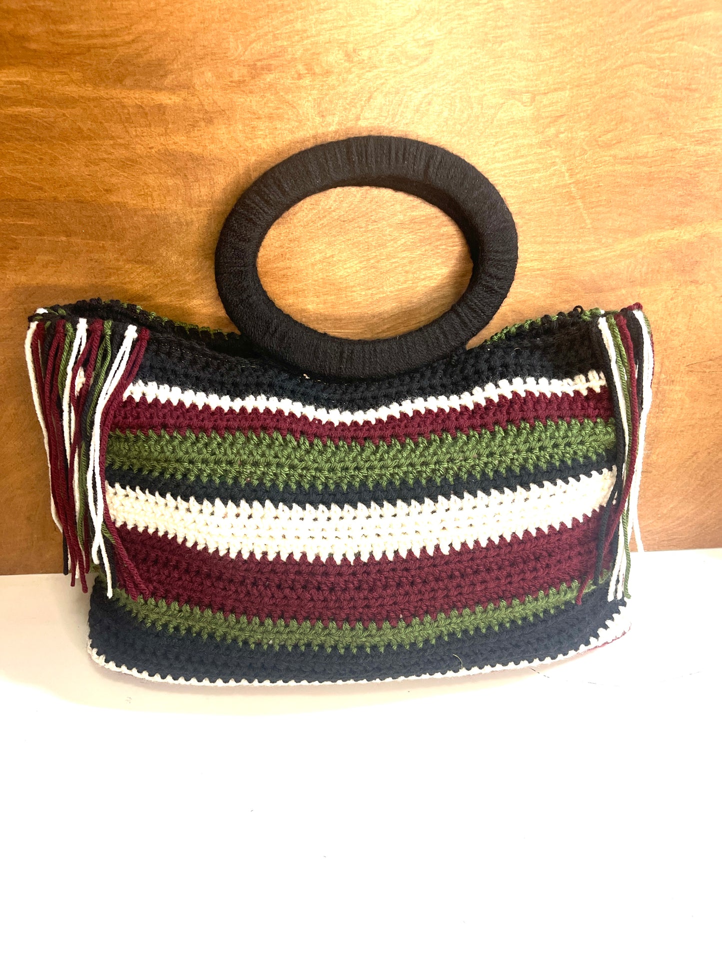 Crocheted Mini Tote Bag