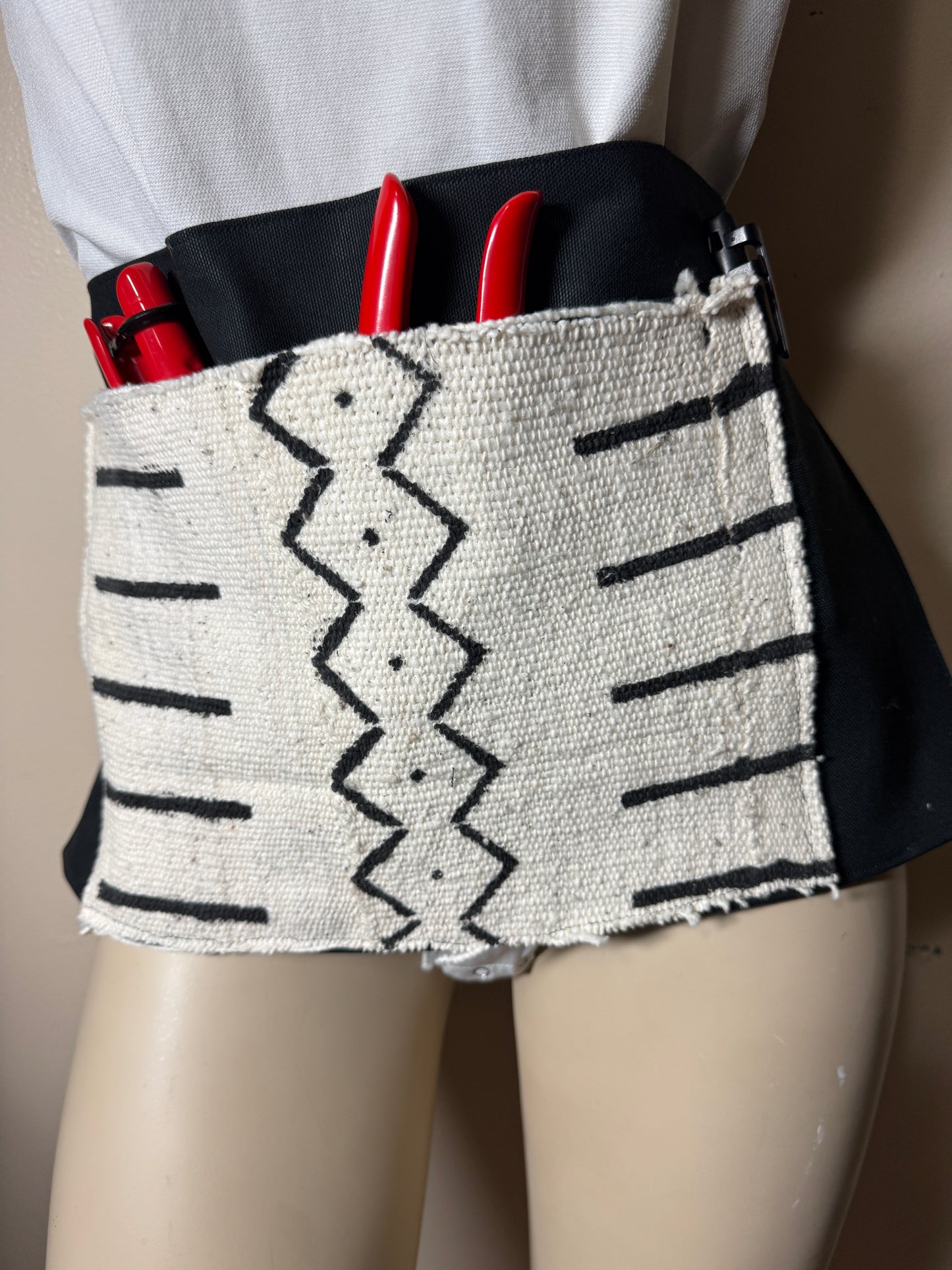 Gardner/Farmer Apron  ( Mud Cloth)- Tool